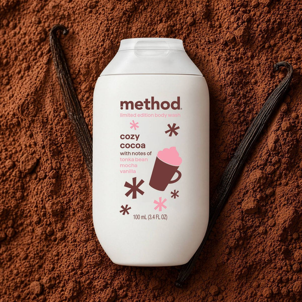 Method Holiday Body Wash - Cozy Cocoa - 3.4 fl oz