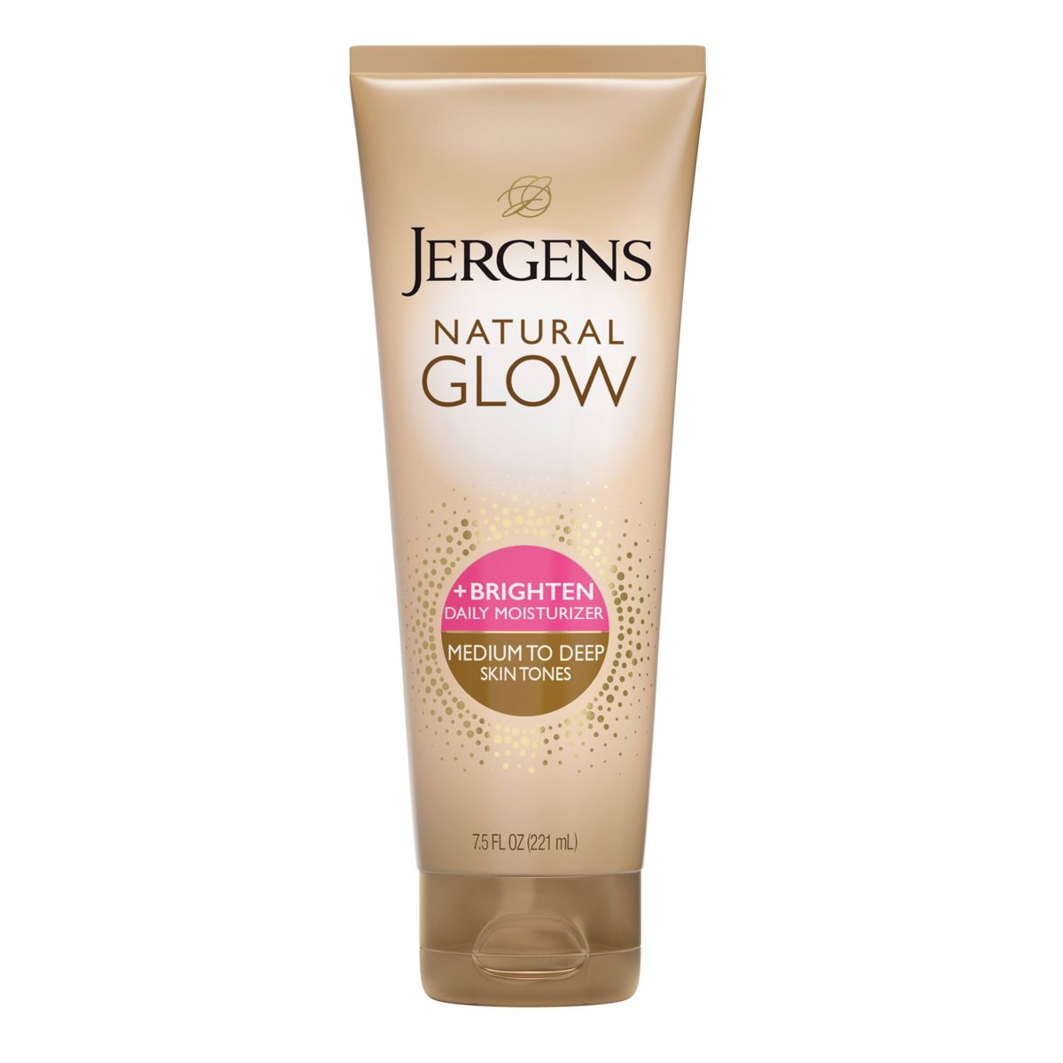 Jergens Glow Daily Moisturizer + Sunless Self Tanner Tanning Lotion - Medium To Tan - 7.5 fl oz: