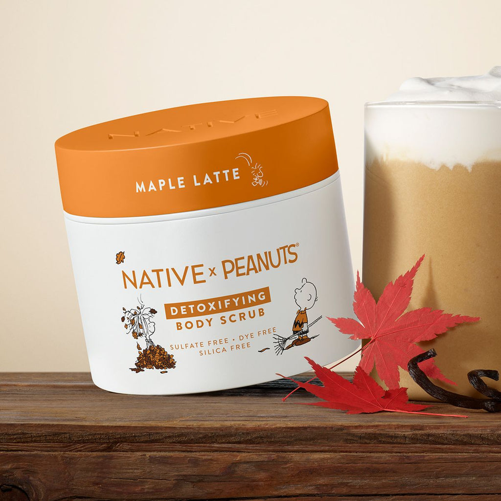 Native Peanuts Limited Edition Body Wash - Scrub Maple Latte - 12oz