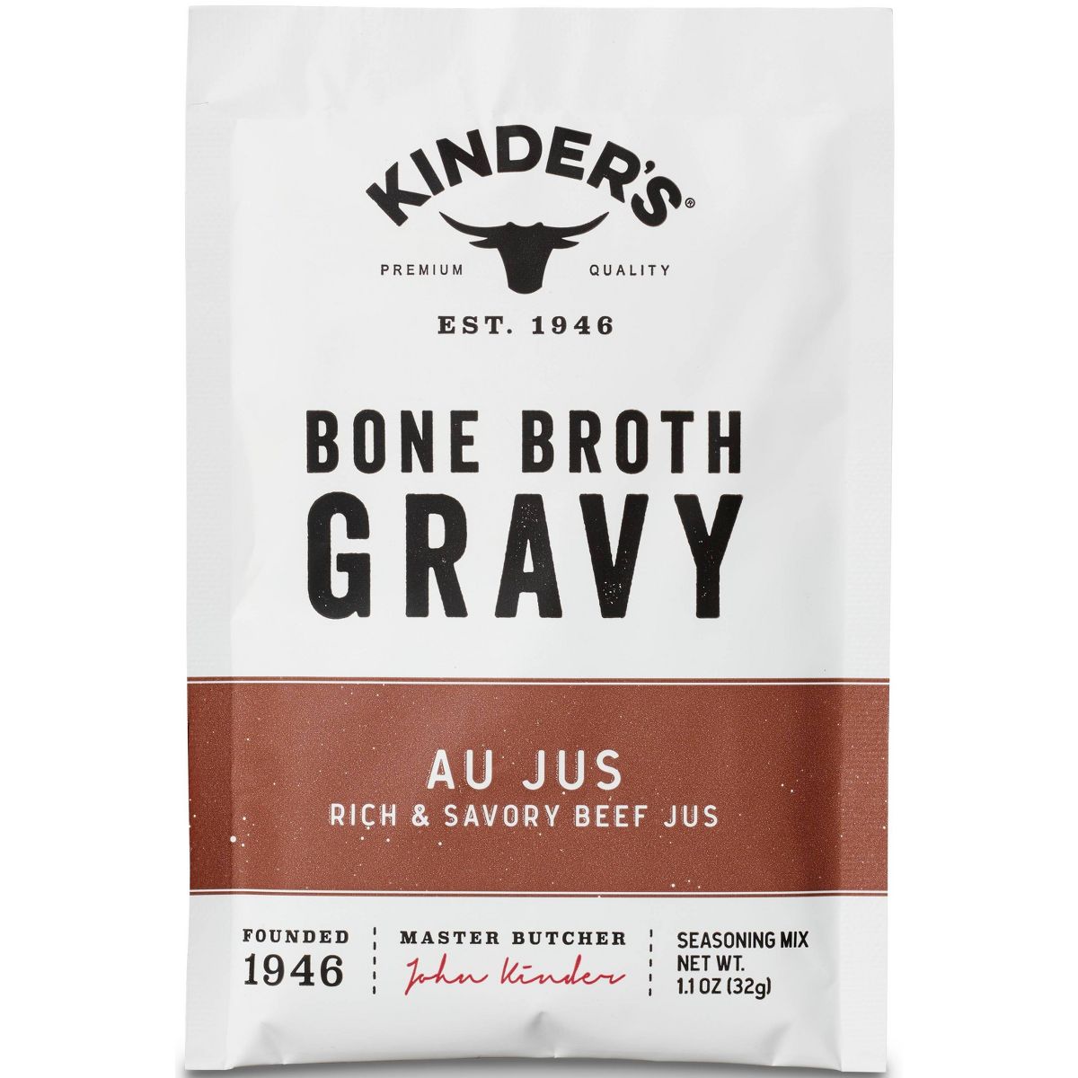 Kinder's Beef Au Jus Bone Broth Mix - 1.1oz