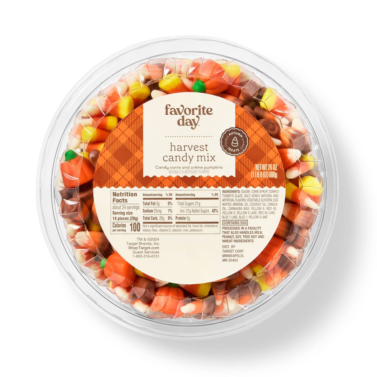 Fall Harvest Candy Mix Tub Halloween Candy - Target Favorite Day