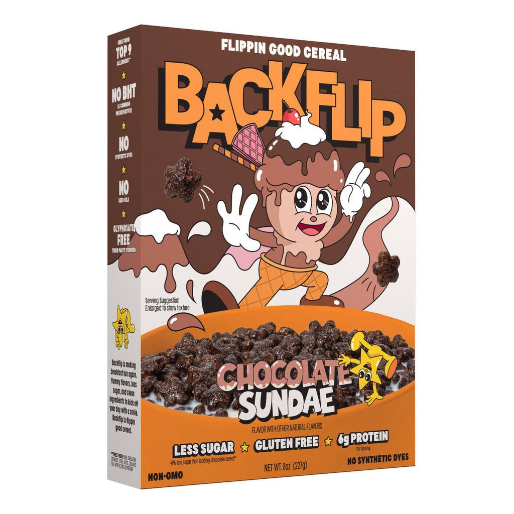 Backflip Chocolate Sundae Breakfast Cereal - 8oz