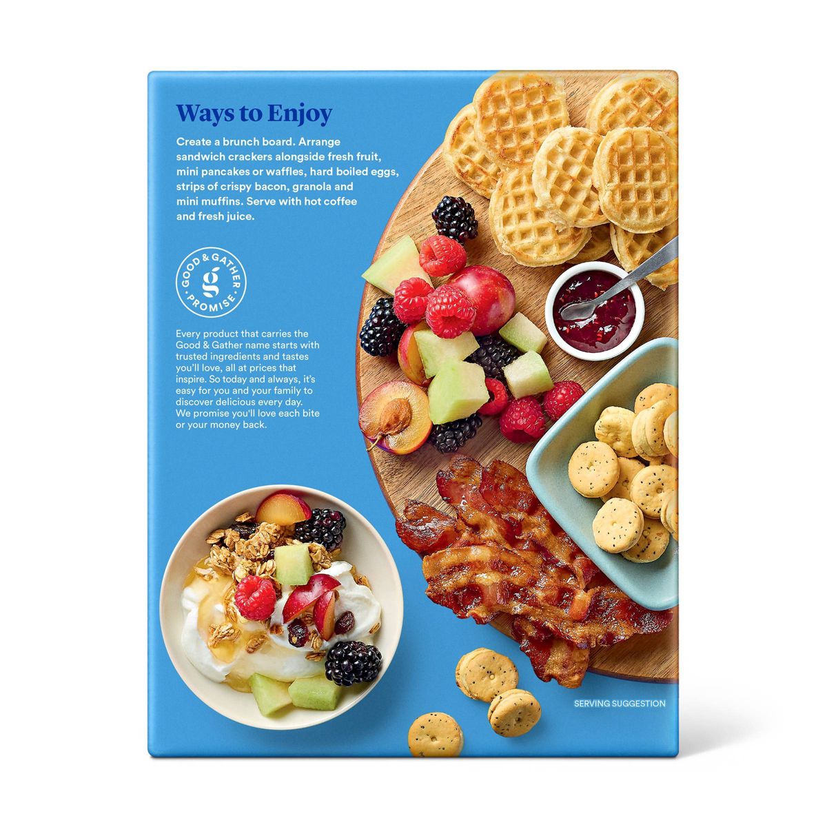 Mini Everything Bagel Sandwich Crackers - 7.05oz