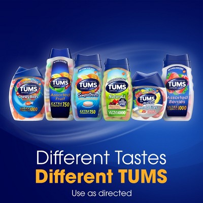 TUMS Extra Strength Assorted Berries Antacid Chewable Tablets - 96ct