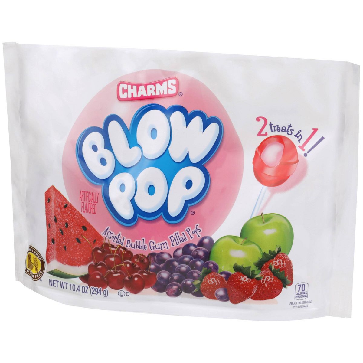 Charms Blow Pop Assorted Flavor Lollipops Candy Standup Bag – 10.4oz