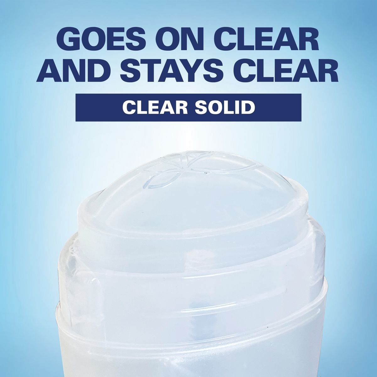 Secret Clear Solid Deodorant Waterlily Scent - Aluminum-Free 2.4oz