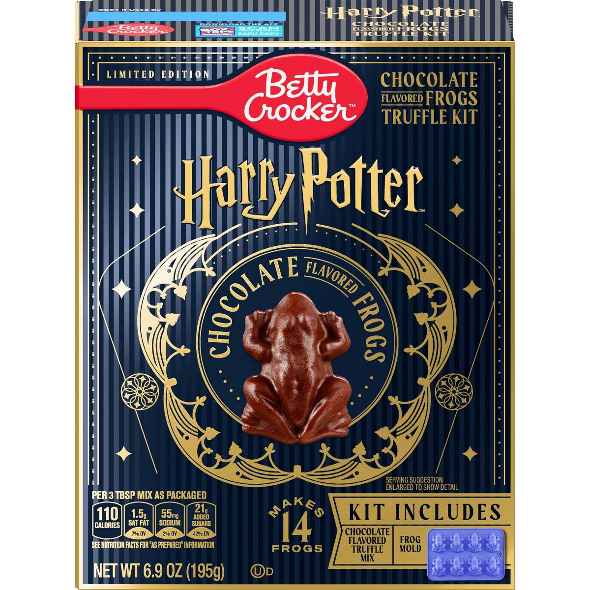 Betty Crocker Harry Potter Halloween Chocolatey Frogs Baking Mix - 6.9oz