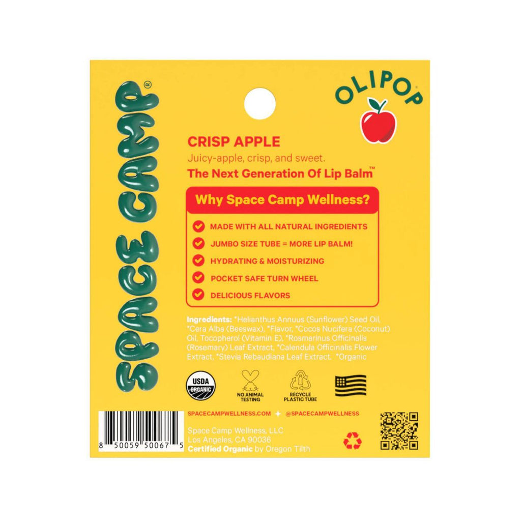 Space Camp Wellness Crisp Apple Lip Balm 0.25oz