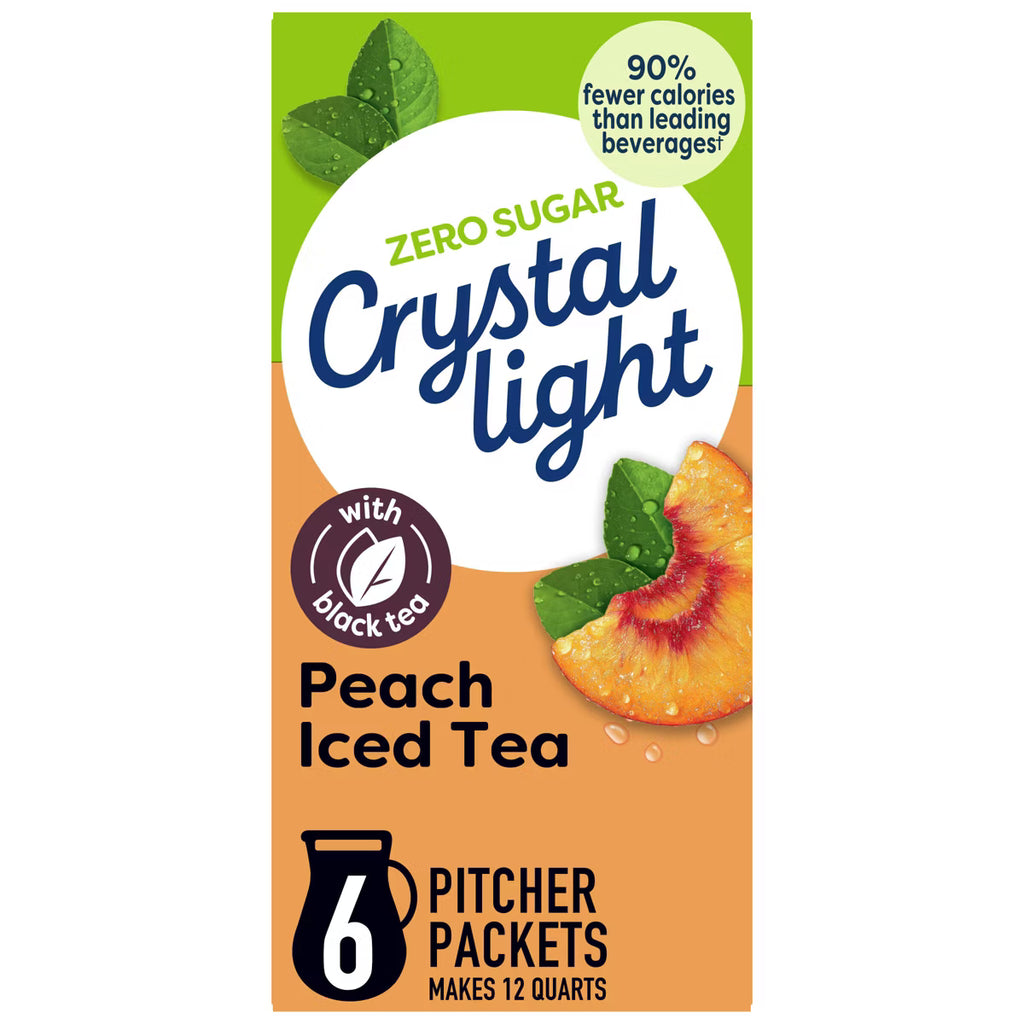 Crystal Light Peach Iced Tea - 6 Pitcher Pack