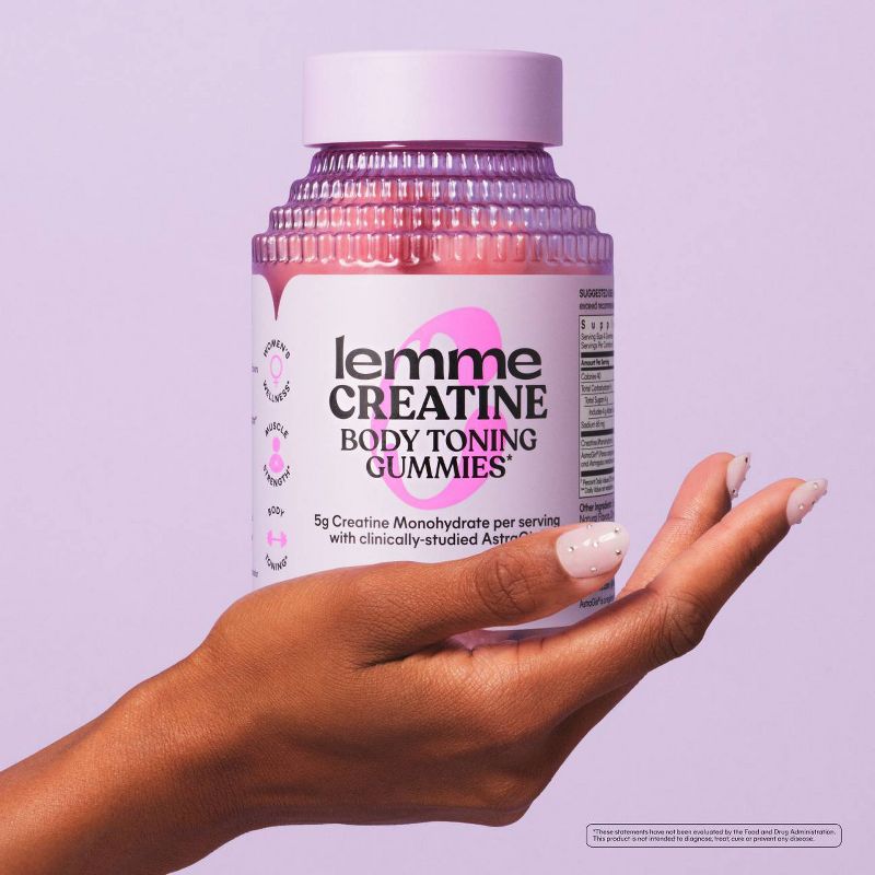 Lemme Creatine Monohydrate Gummies for Women - Sour Strawberry