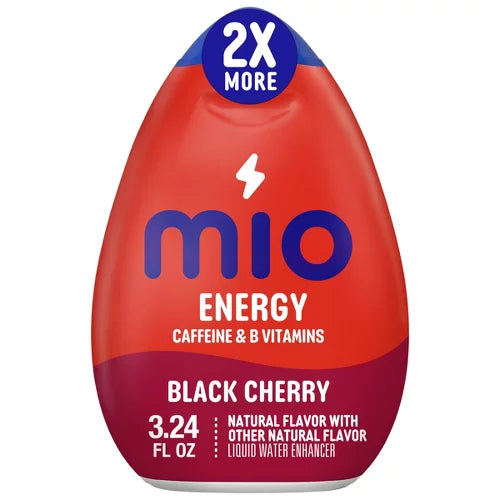 MiO Energy Black Cherry Liquid Water Enhancer - 3.24 fl oz Bottle