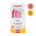 Billie Sunburst Mix Women 3 Blade Disposable Razor - 3ct