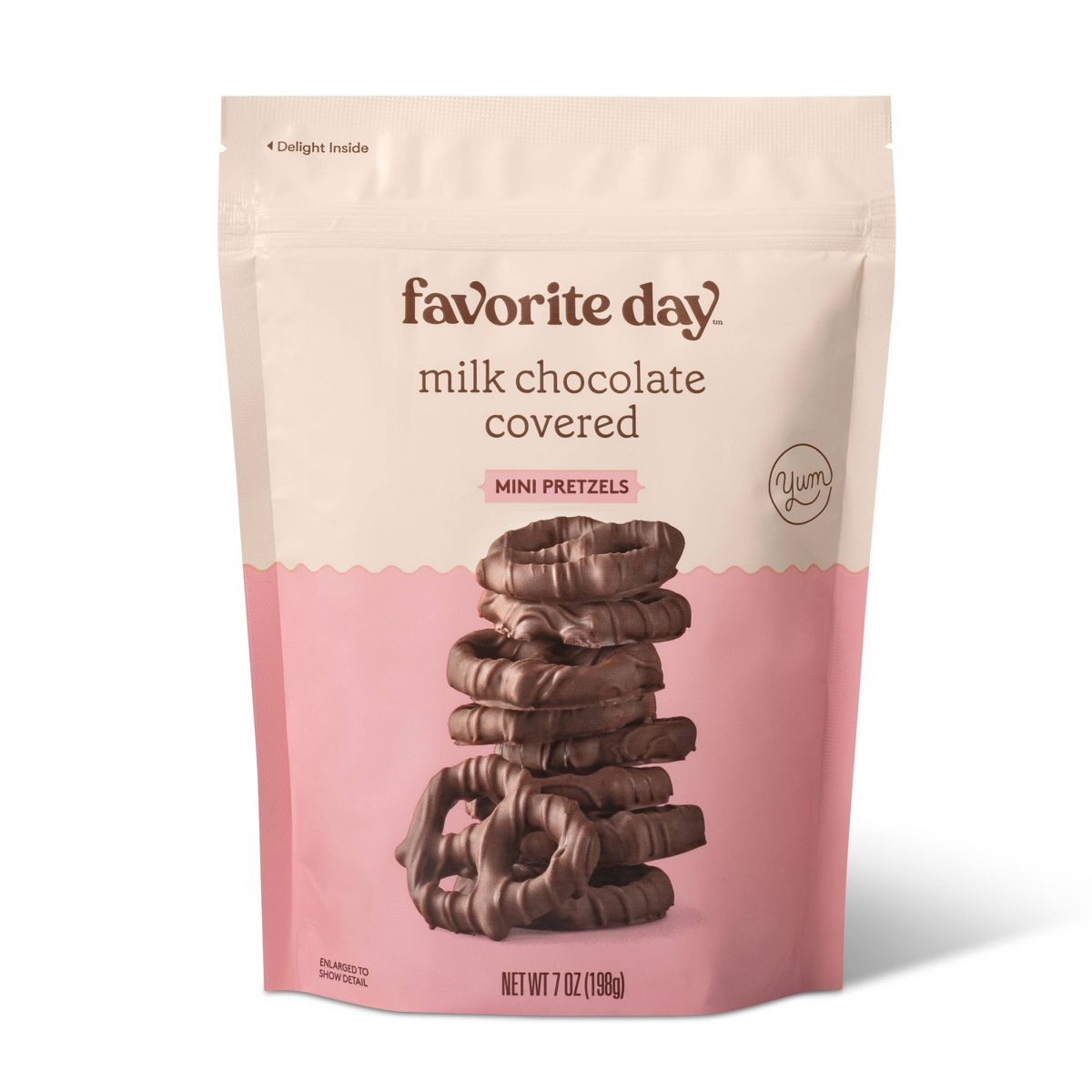 Favorite Day Milk Chocolate Covered Mini Pretzels - 7oz