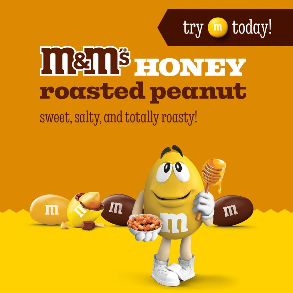 M&M's Honey Roasted Nut Chocolate Candy Sharing Size 9oz