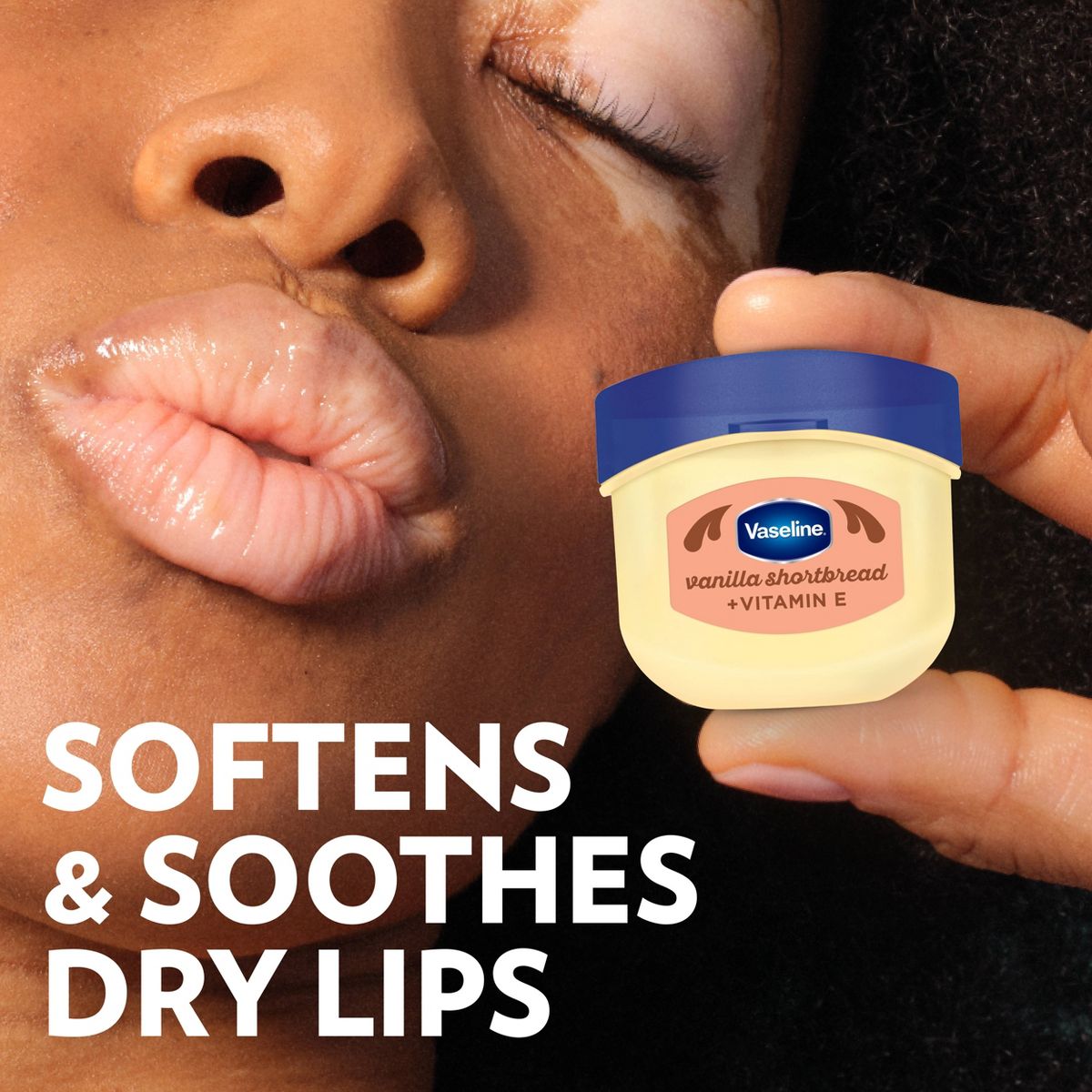 Vaseline Holiday Limited Edition Lip Balm - Shortbread - 0.25oz