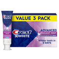 Crest 3D White Advanced Radiant Mint Teeth Whitening Toothpaste 3 pack