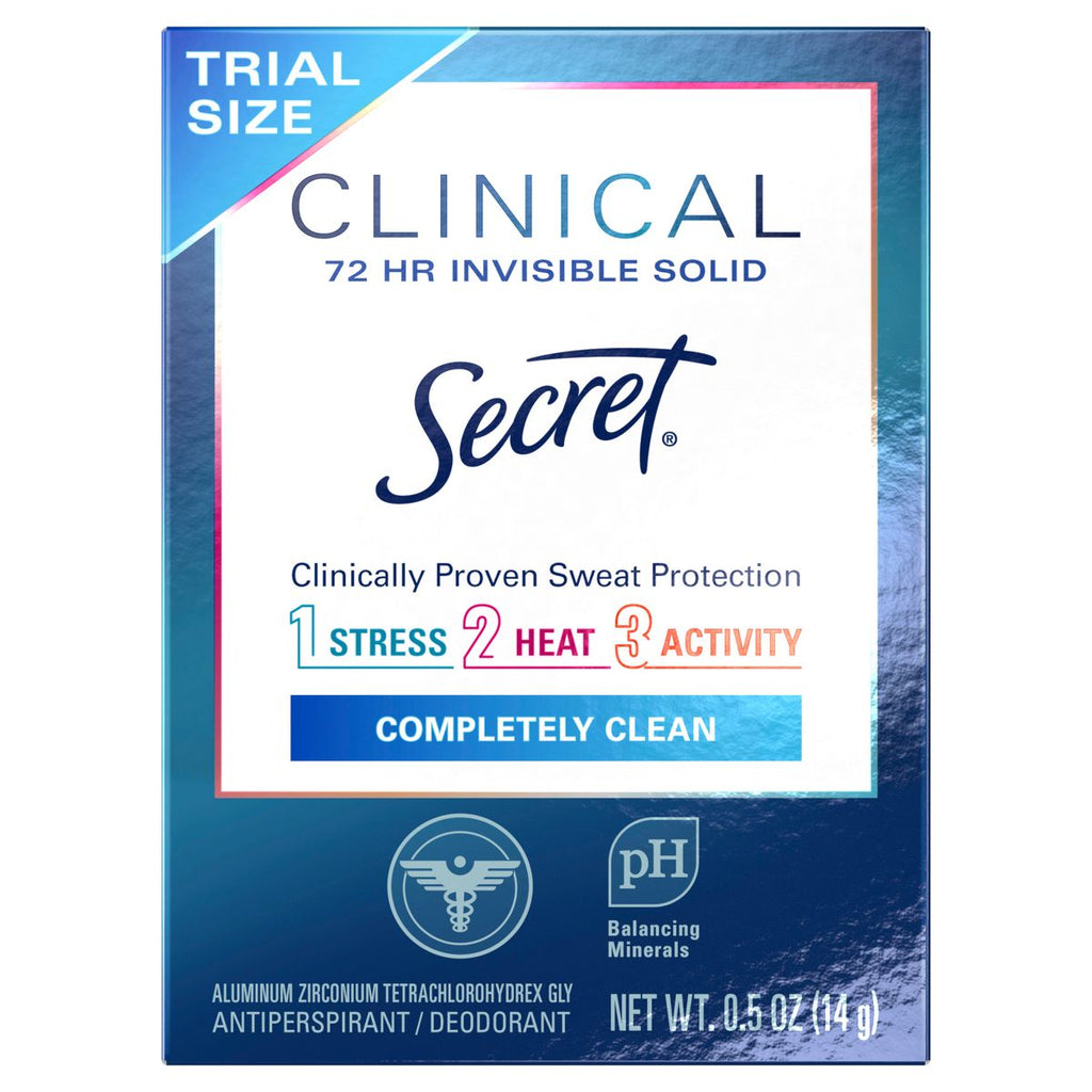Secret Women's Clinical Strength Mini Invisible Solid Antiperspirant - Fresh Scent