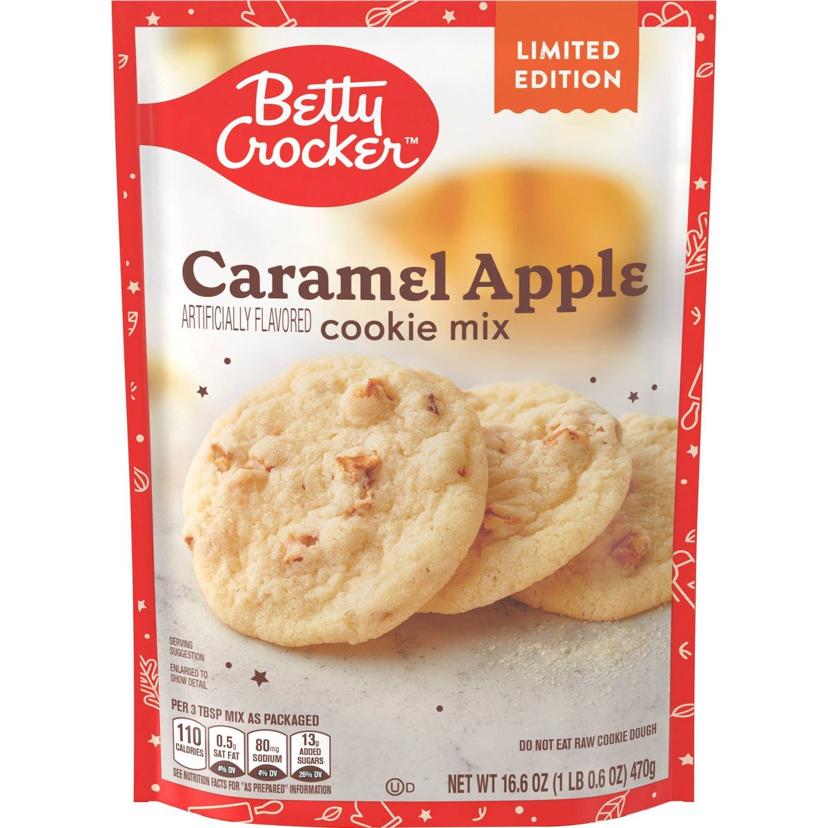 Betty Crocker Cookie Mix Caramel Apple - 16.6oz