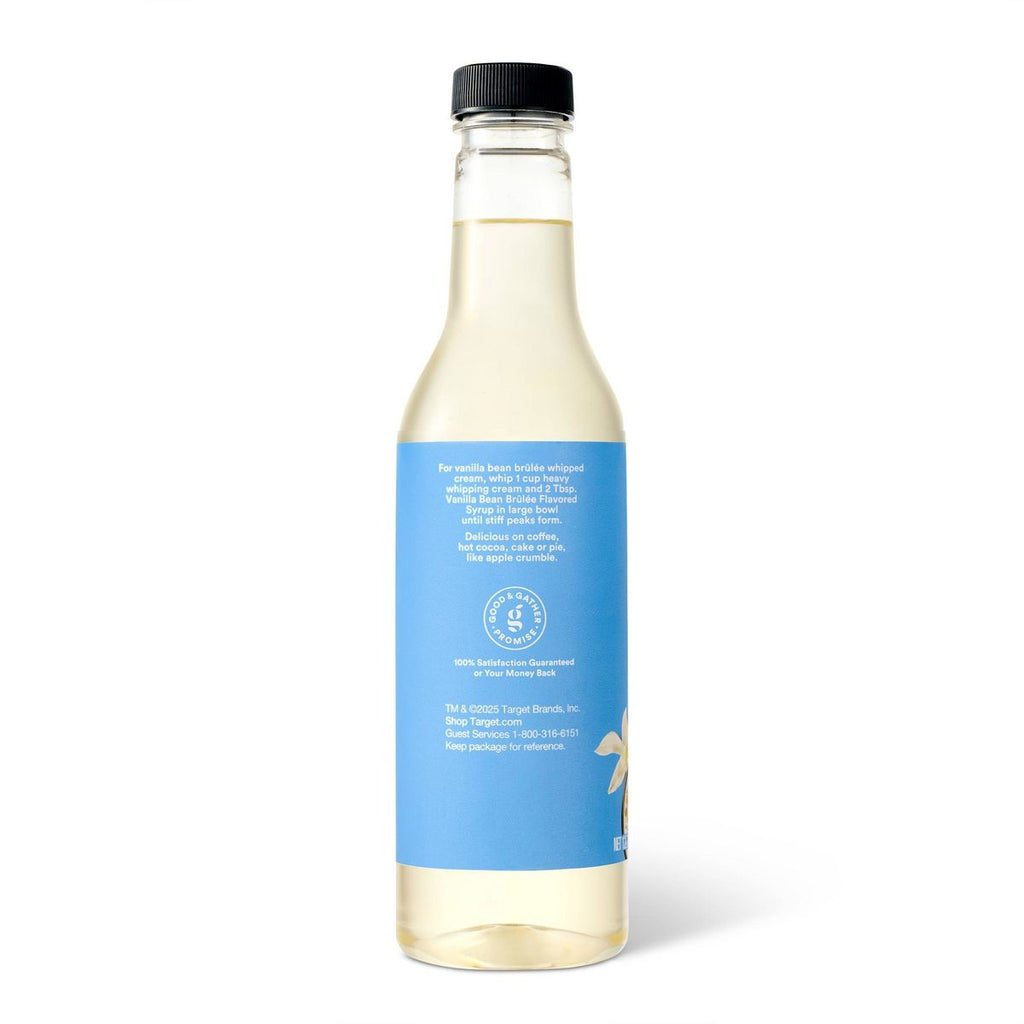 Vanilla Bean Brulée Naturally Flavored Syrup - Target Favorite Day