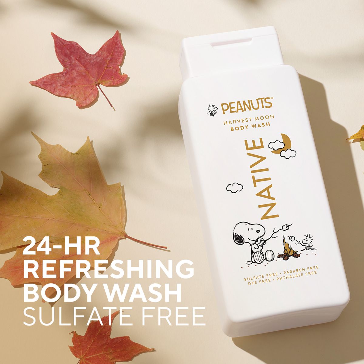 Native Peanuts Limited Edition Body Wash - Harvest Moon - 18 fl oz