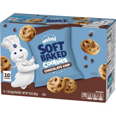 Pillsbury Chocolate Chip Mini Soft Baked Cookies - 10oz