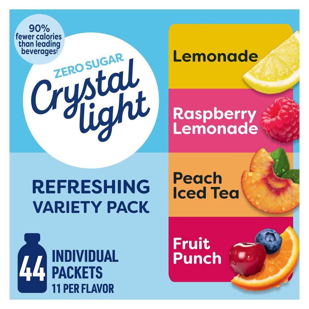 Crystal Light On The Go Variety Pack - 44 Packets