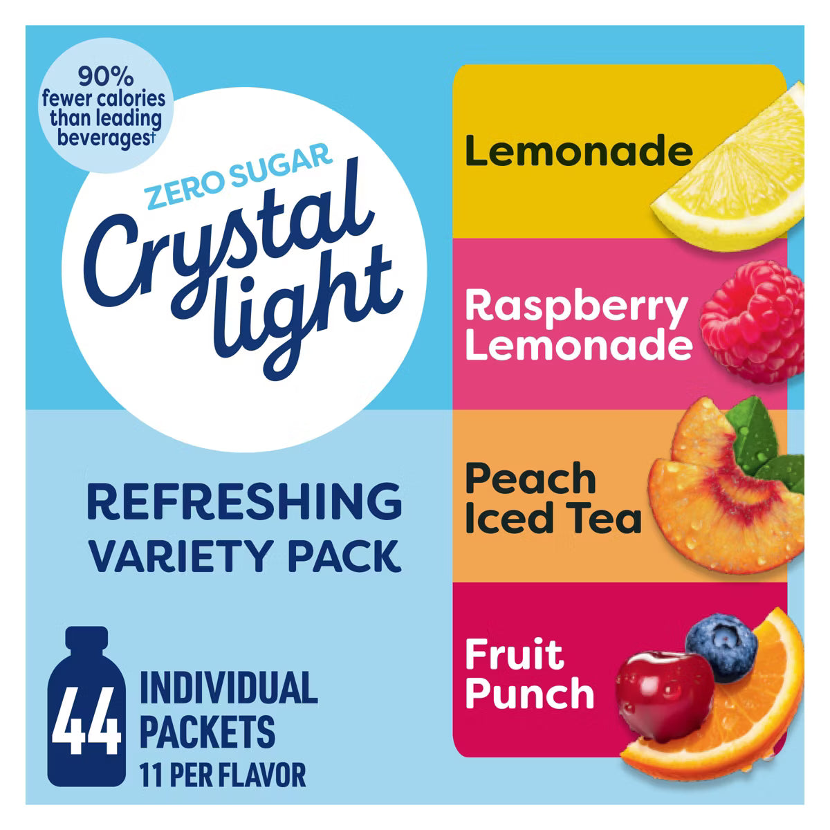 Crystal Light On The Go Variety Pack - 44 Packets