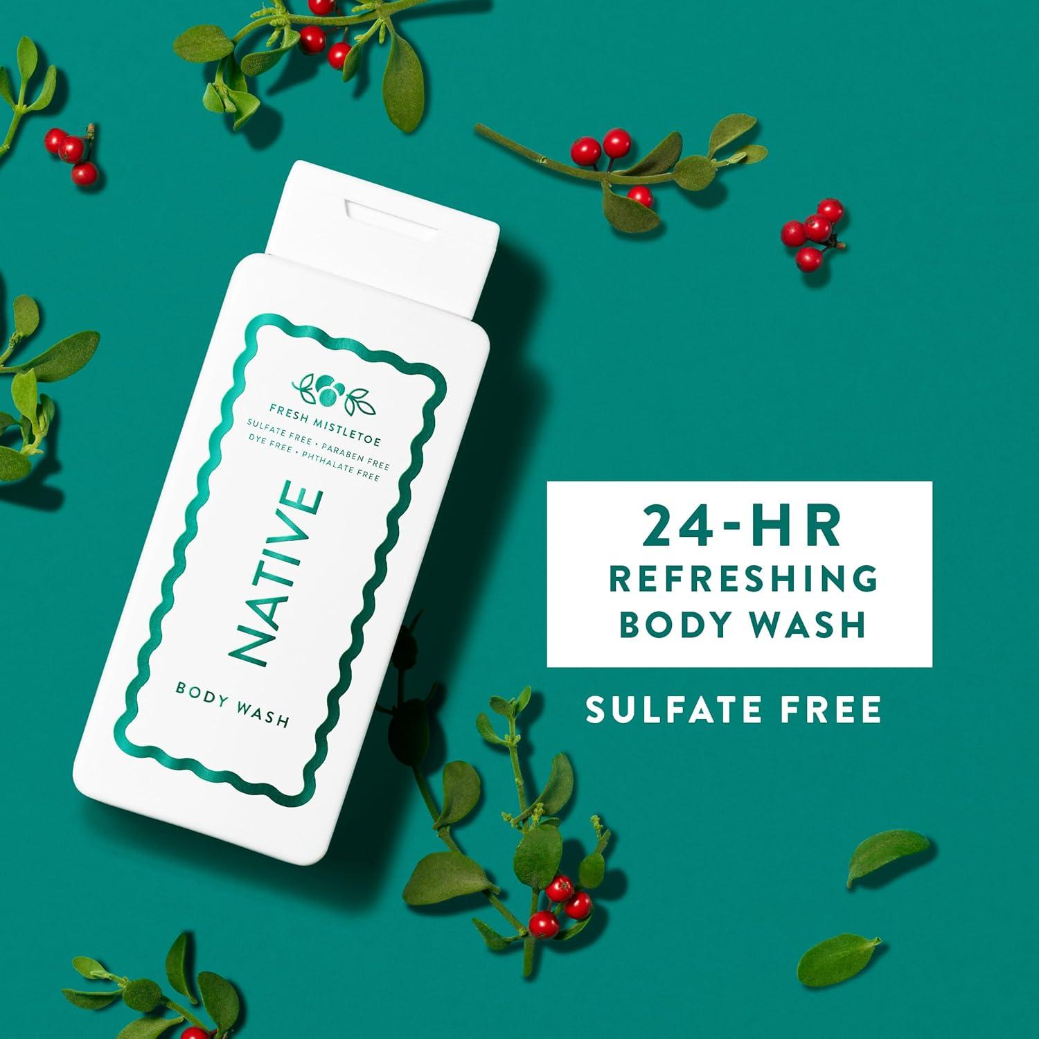 Native Body Wash, Holiday Edition, Fresh Mistletoe
