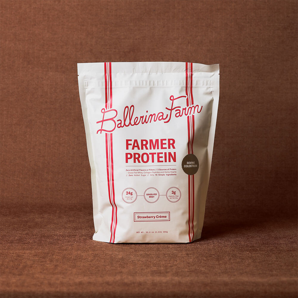 Ballerina Farm Farmer Protein Powder - Strawberry Creme