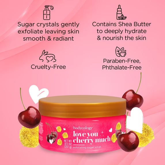 Bodycology Love You Cherry Much Exfoliating Sugar Scrub