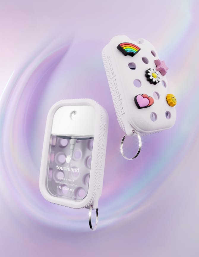 Crocs x Touchland Cosmic White Hand Mist Case
