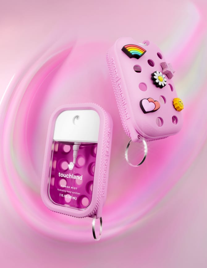 Crocs x Touchland Sugarpop Pink Hand Mist Case