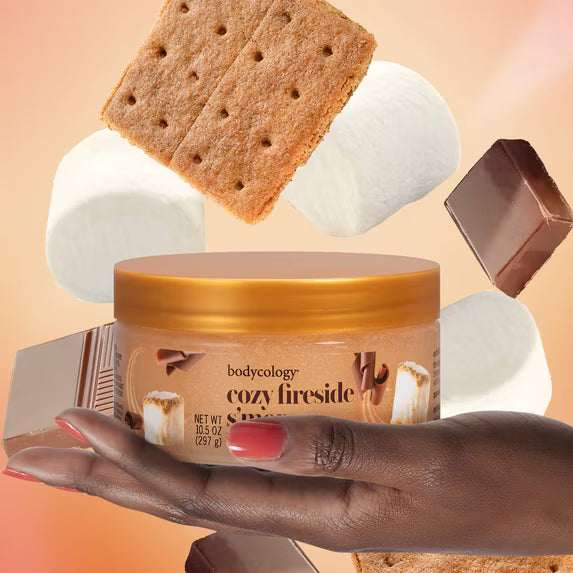 Bodycology Cozy Fireside S'more Exfoliating Sugar Body Scrub 10.5oz