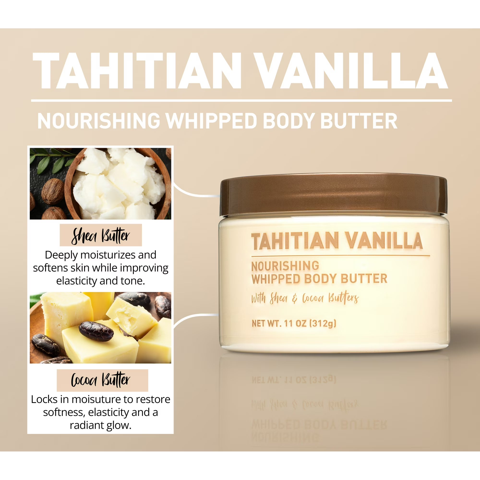 Tahitian Vanilla Nourishing Whipped Body Butter
