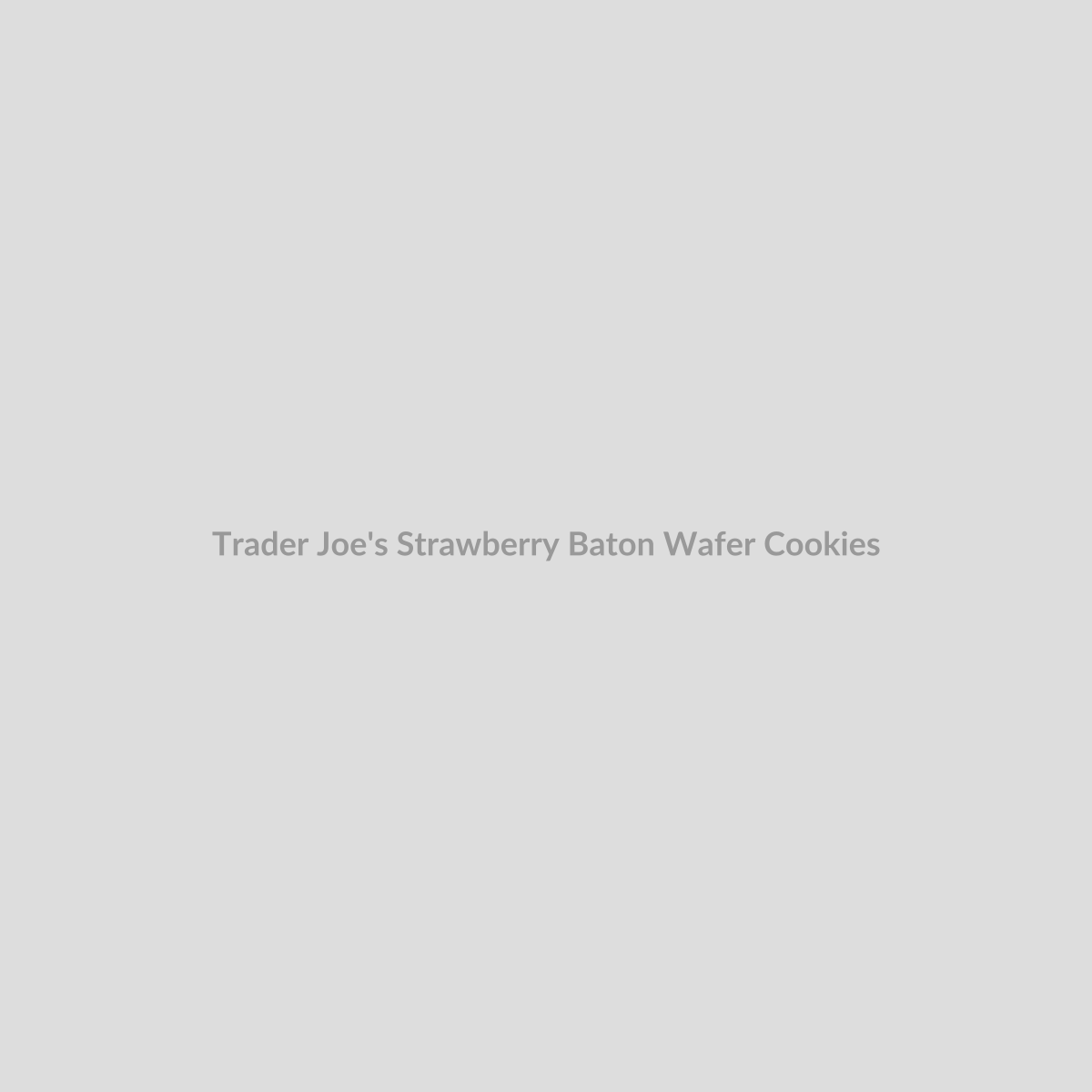 Trader Joe's Strawberry Baton Wafer Cookies