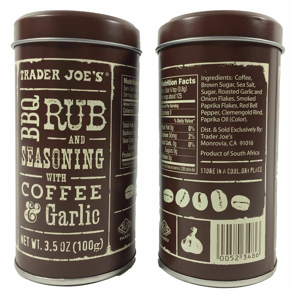 Trader Joe's BBQ Rub and Seasoning with Coffee & Garlic