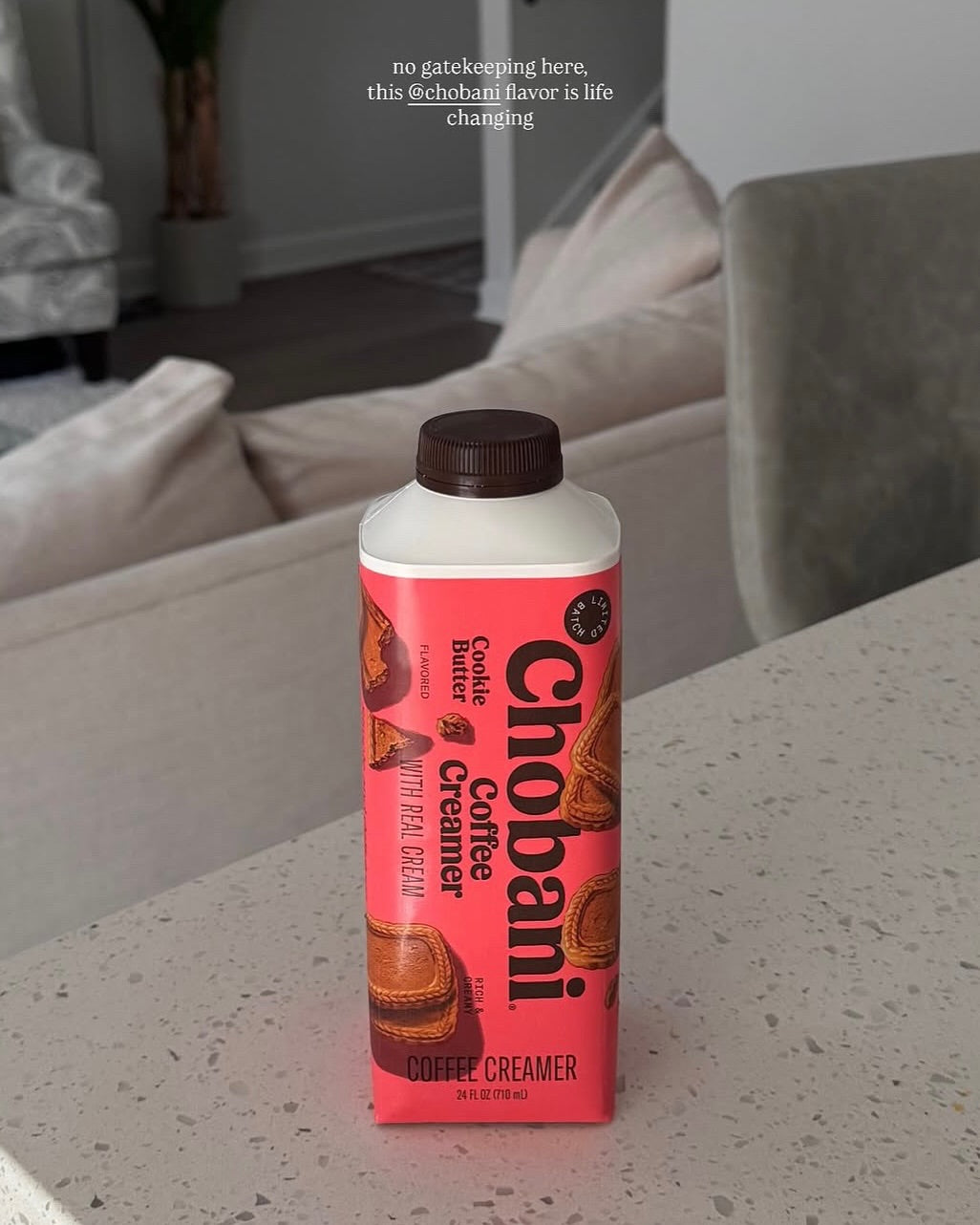 Chobani Cookie Butter Coffee Creamer