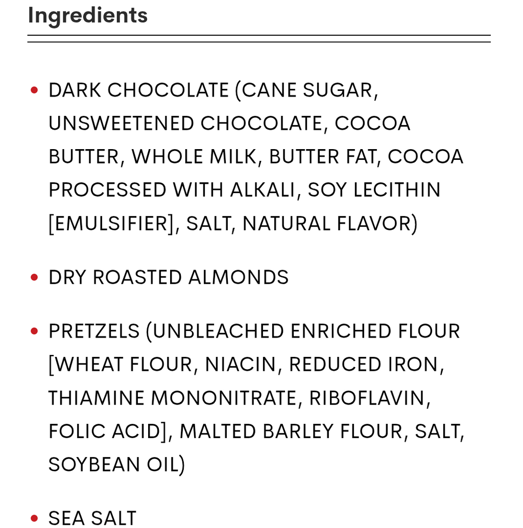 Trader Joe's Dark Chocolate Bark with Almond Pretzel Sea Salt