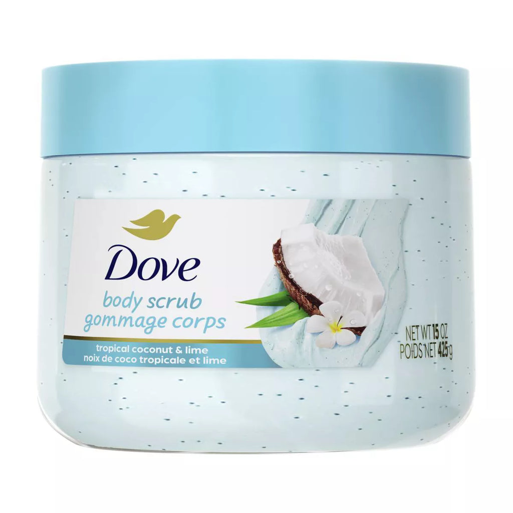 Dove Beauty Scrub - Tropical Coconut & Lime - 15 oz