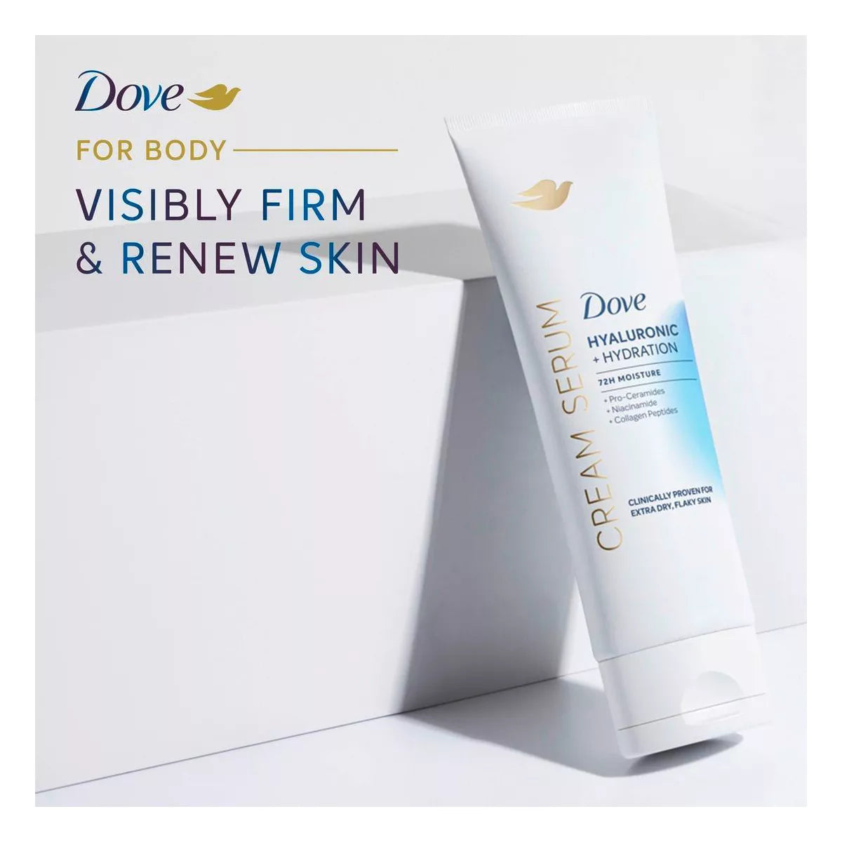 Dove Beauty Hyaluronic and Hydration Cream Serum Body Lotion - 8 fl oz