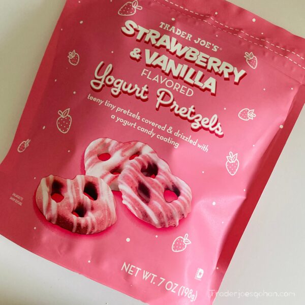 Trader Joe's Strawberry Vanilla Yogurt Pretzels