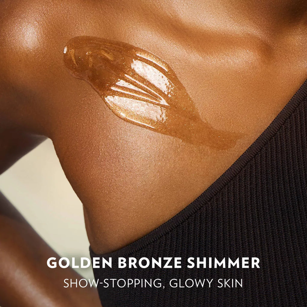 Vaseline Glazed & Glisten Vanilla Cocoa Shimmering Gel Body Oil - Golden Hour