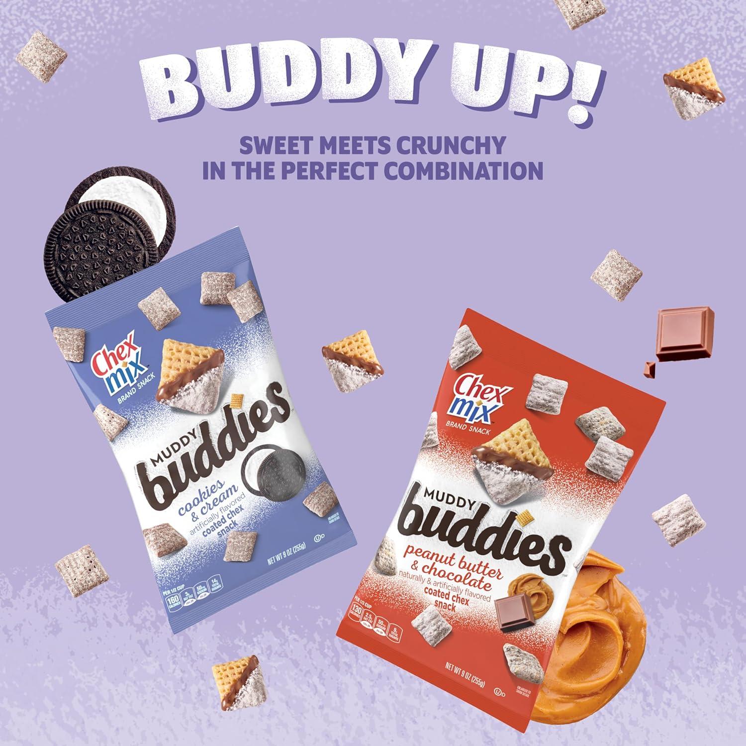 Chex Mix Muddy Buddies - OREO cookies and cream
