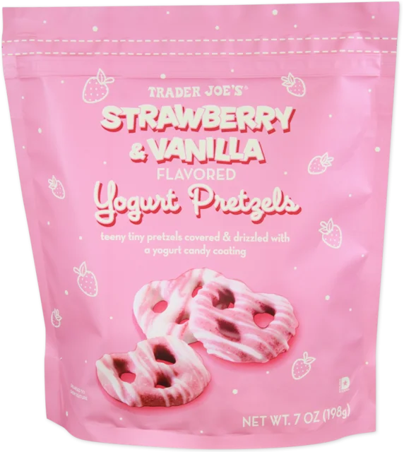 Trader Joe's Strawberry Vanilla Yogurt Pretzels