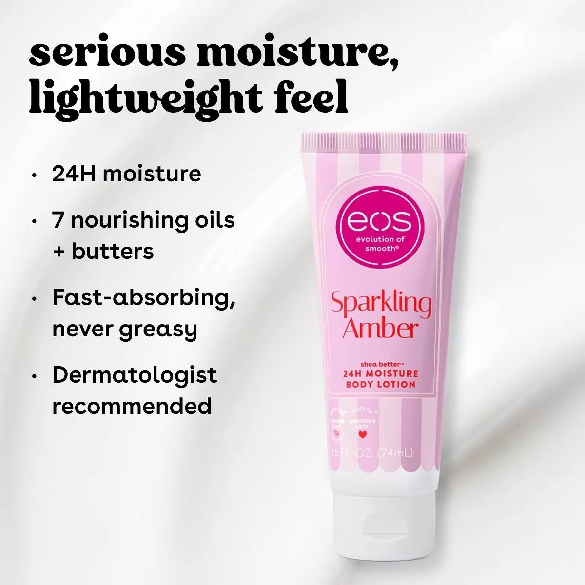eos Mini Body Lotion - Sparkling Amber - 2.5oz