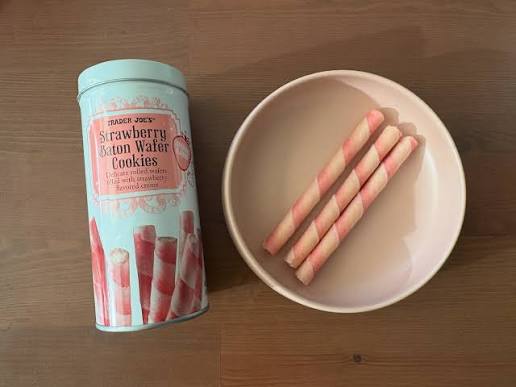 Trader Joe's Strawberry Baton Wafer Cookies