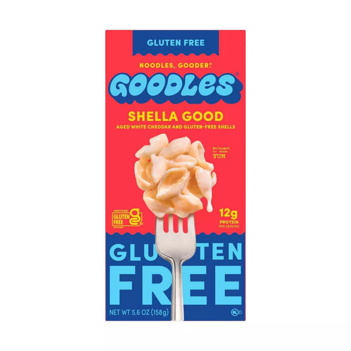 Goodles Shella Good Gluten Free Aged White Cheddar Protein Mac and Cheese