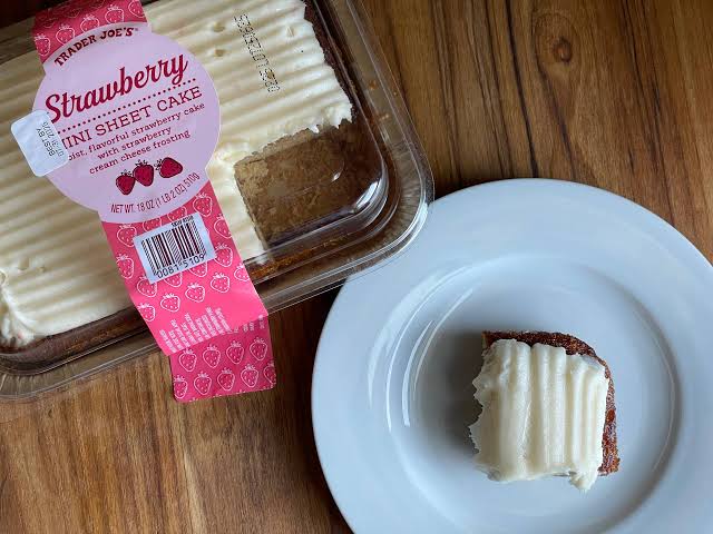 Trader Joe's Mini Sheet Cake - Strawberry