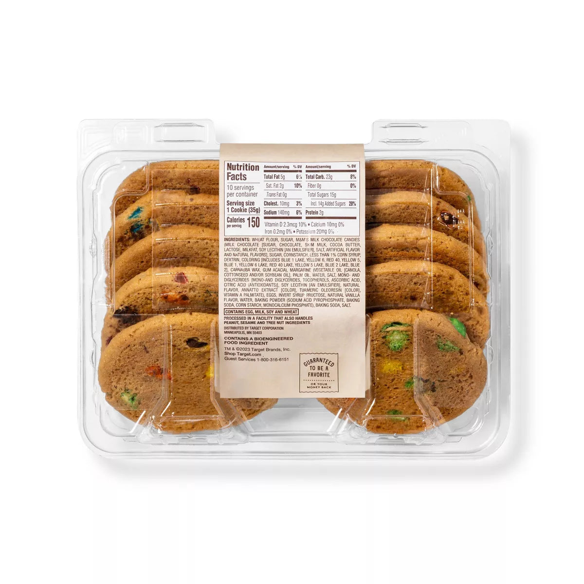 Sugar Cookies with M&Ms - 10ct/12.5oz -Target Favorite Day