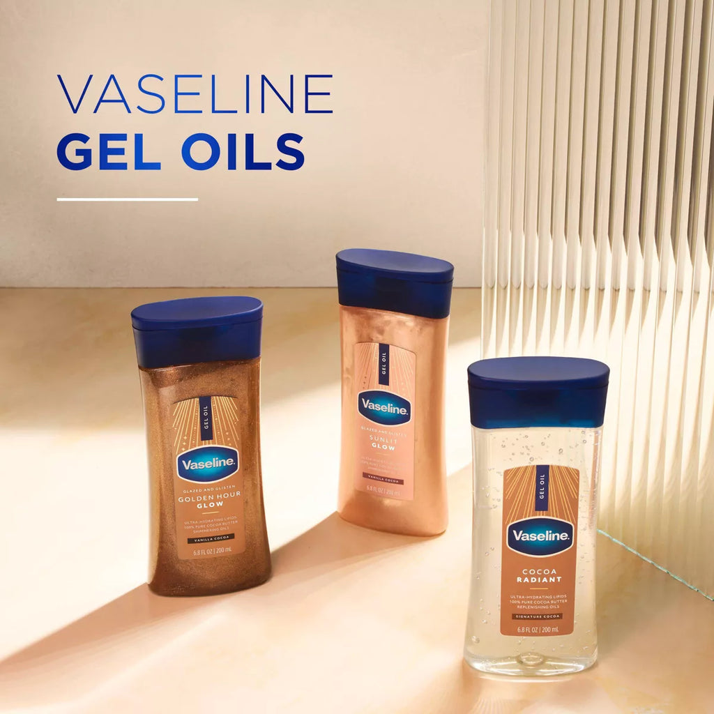 Vaseline Intensive Care Cocoa Radiant Body Gel Oil for Glowing Skin
